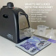 GemOro 0362 BrilliantSpa Black Diamond 1 Pint Deluxe Personal  Jewelry Steam Cleaner
