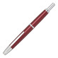 Namiki Pilot Burgundy Vanishing Point Decimo Collection Fountain Pen - Rhodium Plated 18k Gold Nib