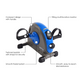 Stamina Mini Exercise Bike Smooth Pedal System Portable Stationary Exerciser