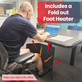 PMT Lavawall Electric Warming Wall: Portable Space Heater for Office & Home