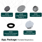 G5 Vibracare Standard Handheld Percussor Massager with Respiratory Care Therapy Applications  - Interchangeable Head System