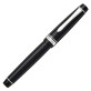 Namiki Pilot Black Custom Heritage 912 Fountain Pen - Rhodium Plated 14k Gold Nib