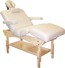 Custom Craftworks Aura Deluxe Masseuse Massage Table