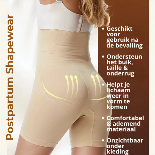 Onzichtbare shapewear short – corrigeert buik, billen en heupen