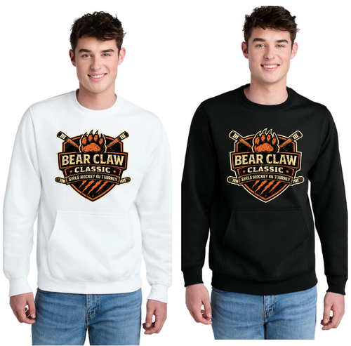 Adult Core Fleece Crewneck Pocket Sweatshirt - Bear Claw Classic