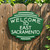 Original Welcome to East Sacramento Sign
