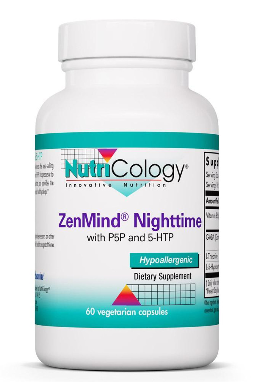 ZenMind® Nighttime 60 Vegetarian Capsules - NutriCology