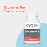 ARG Pure Vitamin C 100 Vegetarian Capsules