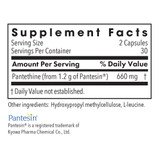 ARG Pantethine 60 Vegetarian Capsules