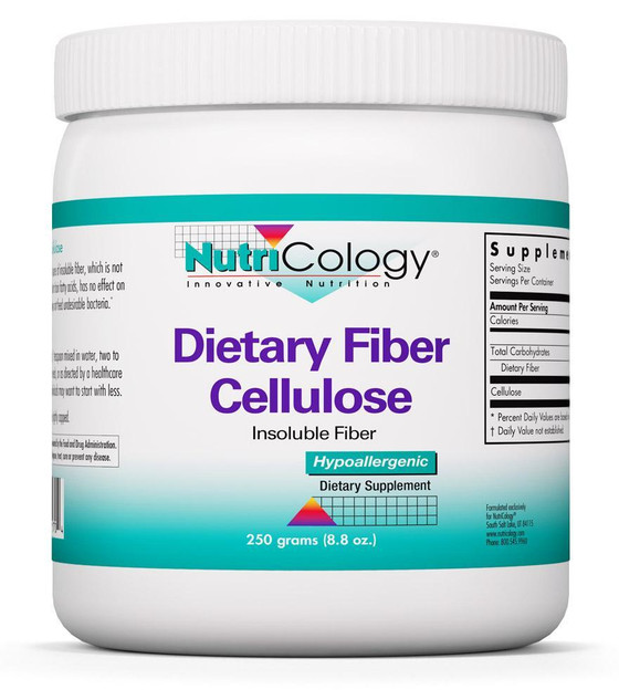 Dietary Fiber Cellulose Powder 250 grams (8.8 oz.)