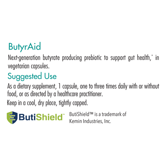 ButyrAid™ 100 Delayed-Release Vegetarian Capsules