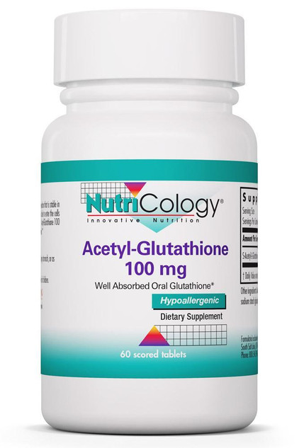 Acetyl-Glutathione 100 mg 60 Scored Tablets