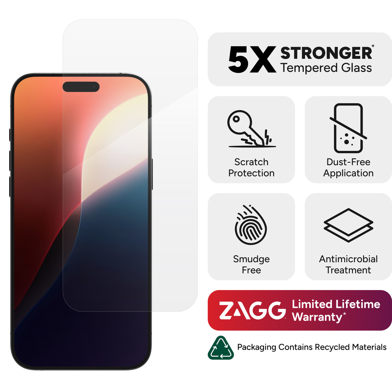 Pro Max Screen Iphone 12 Pro Screen Protector Zagg Tempered Glass