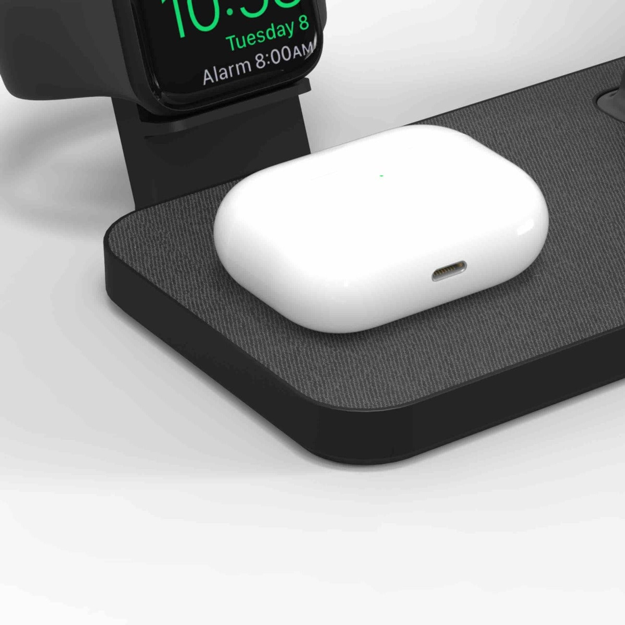 Chargeur sans fil pliable 3 en 1 adapté pour Apple iPhone / Apple Watch /  AirPods 