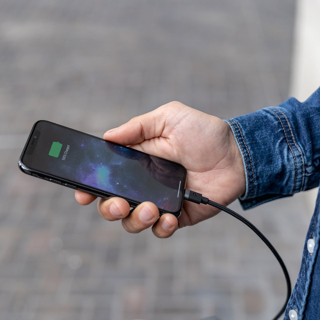 mophie Charge and Sync Cable USB-C to Lightning Cable