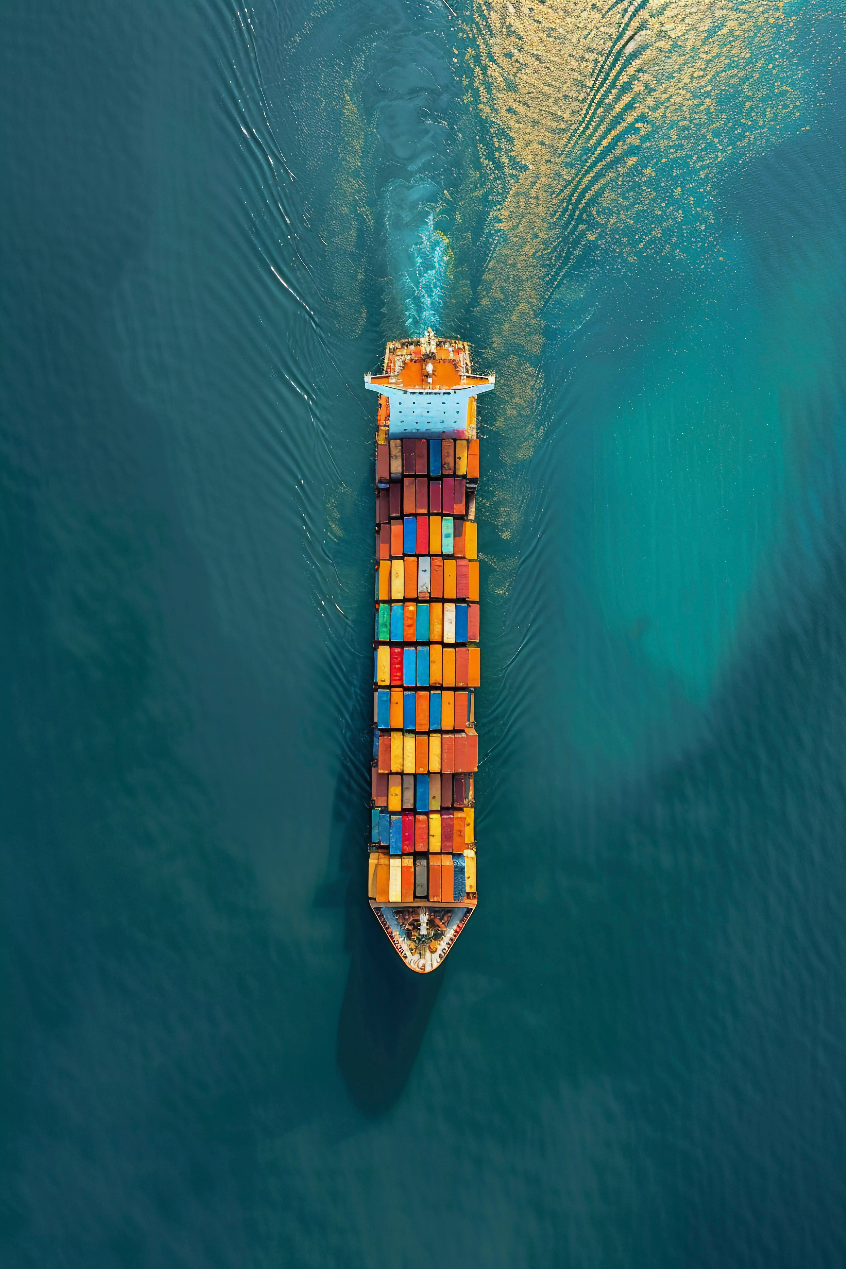 Shipping container vessel