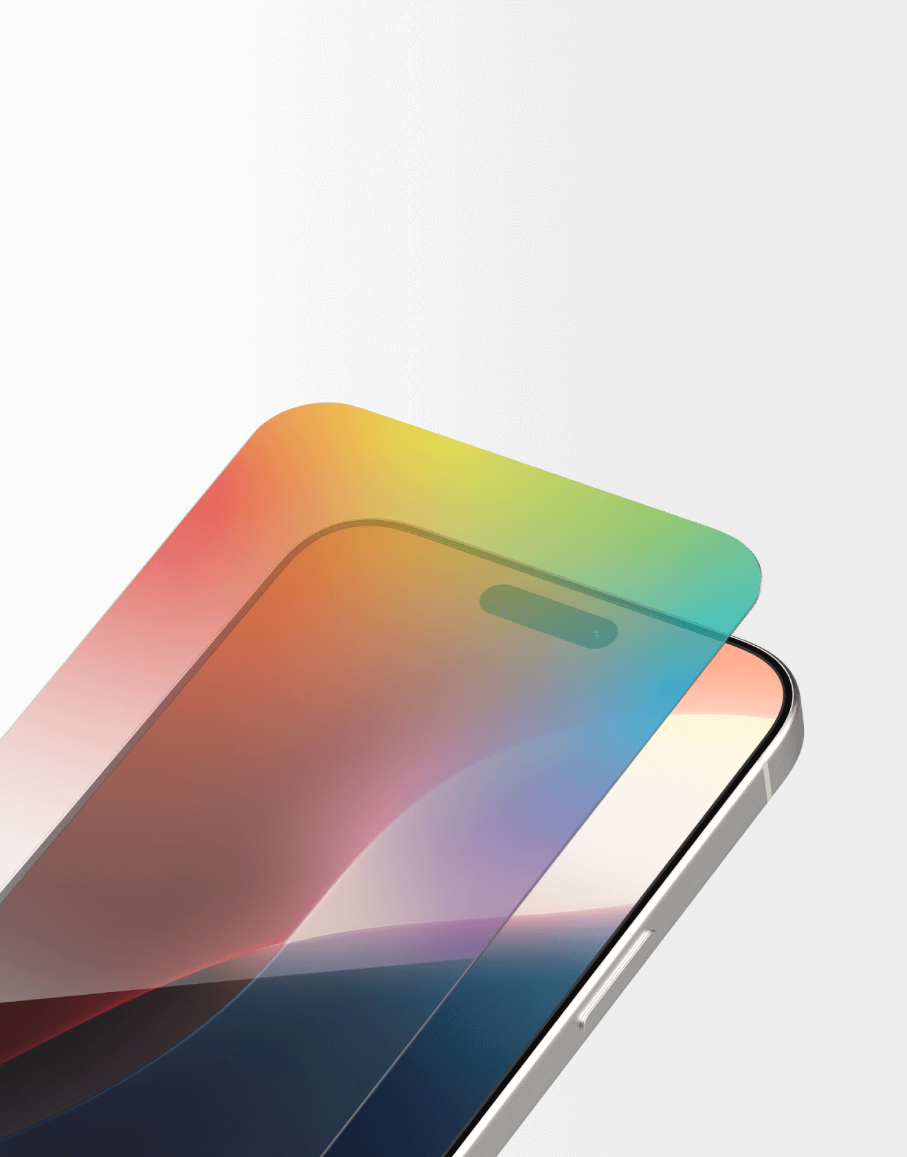 Applying a tempered glass screen protector to a smartphone for impact and scratch protection