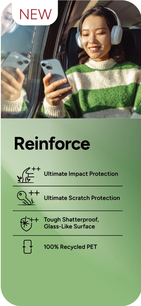 ZAGG Reinforce — nový rad fólie z recyklovaného plastu