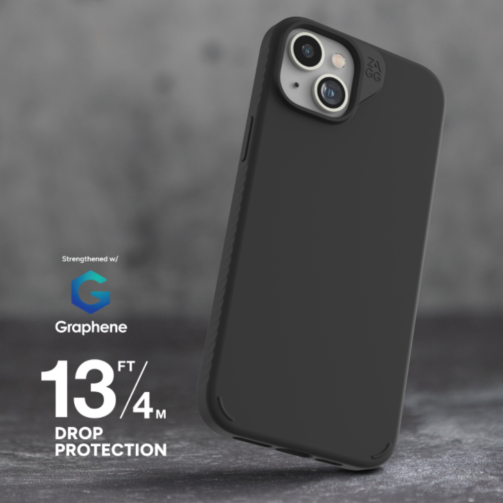 Drop Resistant up to 13ft│ 4m
|| Manhattan Snap protects your phone from drops up to 13 feet (4 meters). (1)