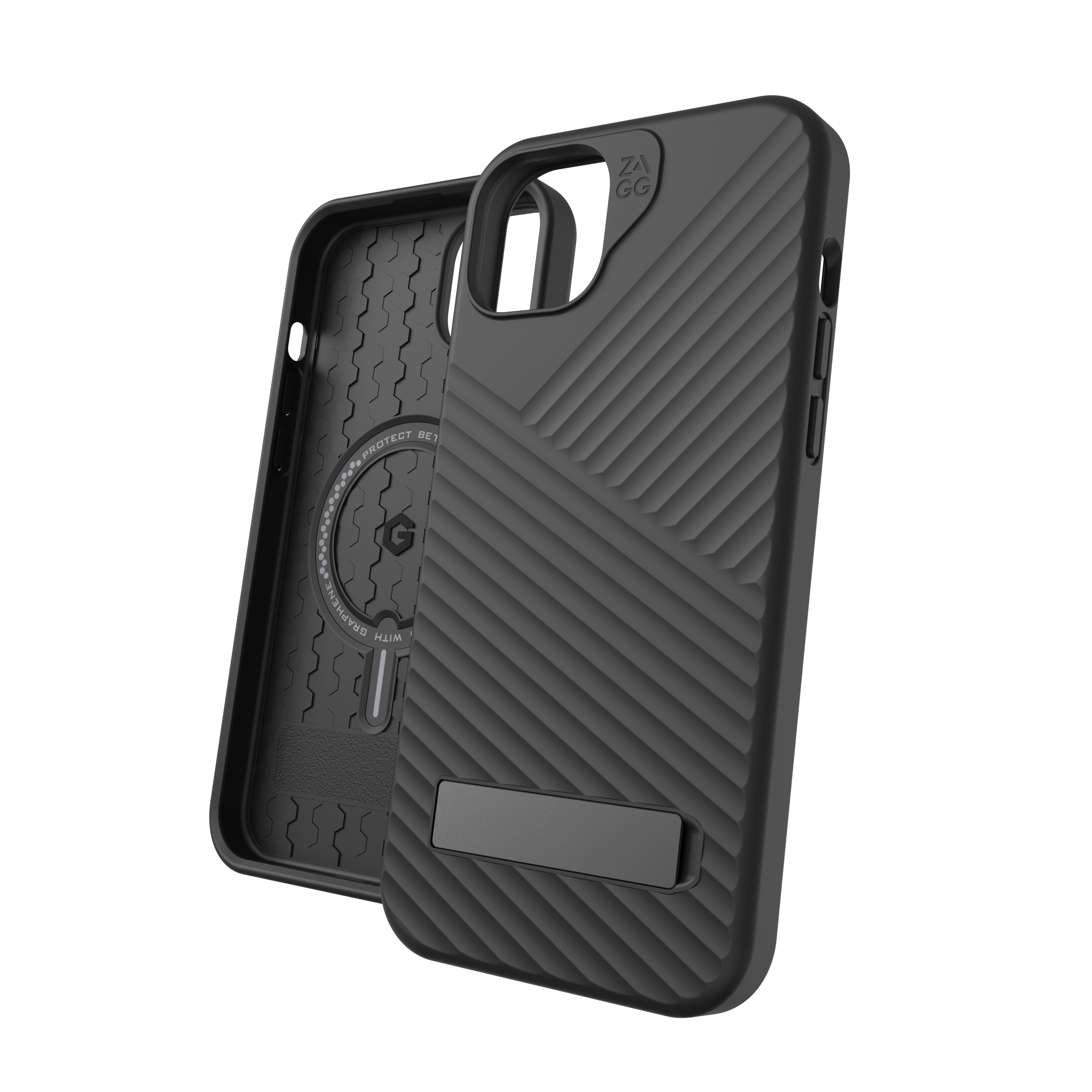 ZAGG Gear4 Rio Snap Custodia Per IPhone 14 – Antiurto D3O, Compatibile MagSafe, Riciclabile, Protezione Cadute 4 Metri, Nero