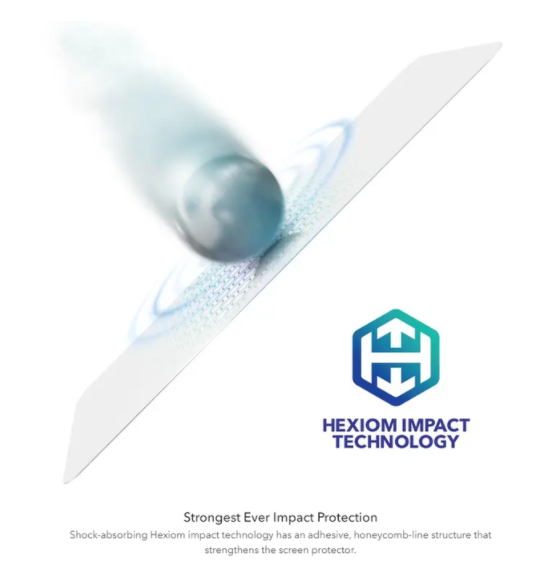 Strongest Hybrid Screen Protection
||Flex XTR2 Eco Curve is made with shock-absorbing Hexiom impact technology. Micro hexagons bond together to disperse energy and impact forces, making this our strongest hybrid screen protector ever