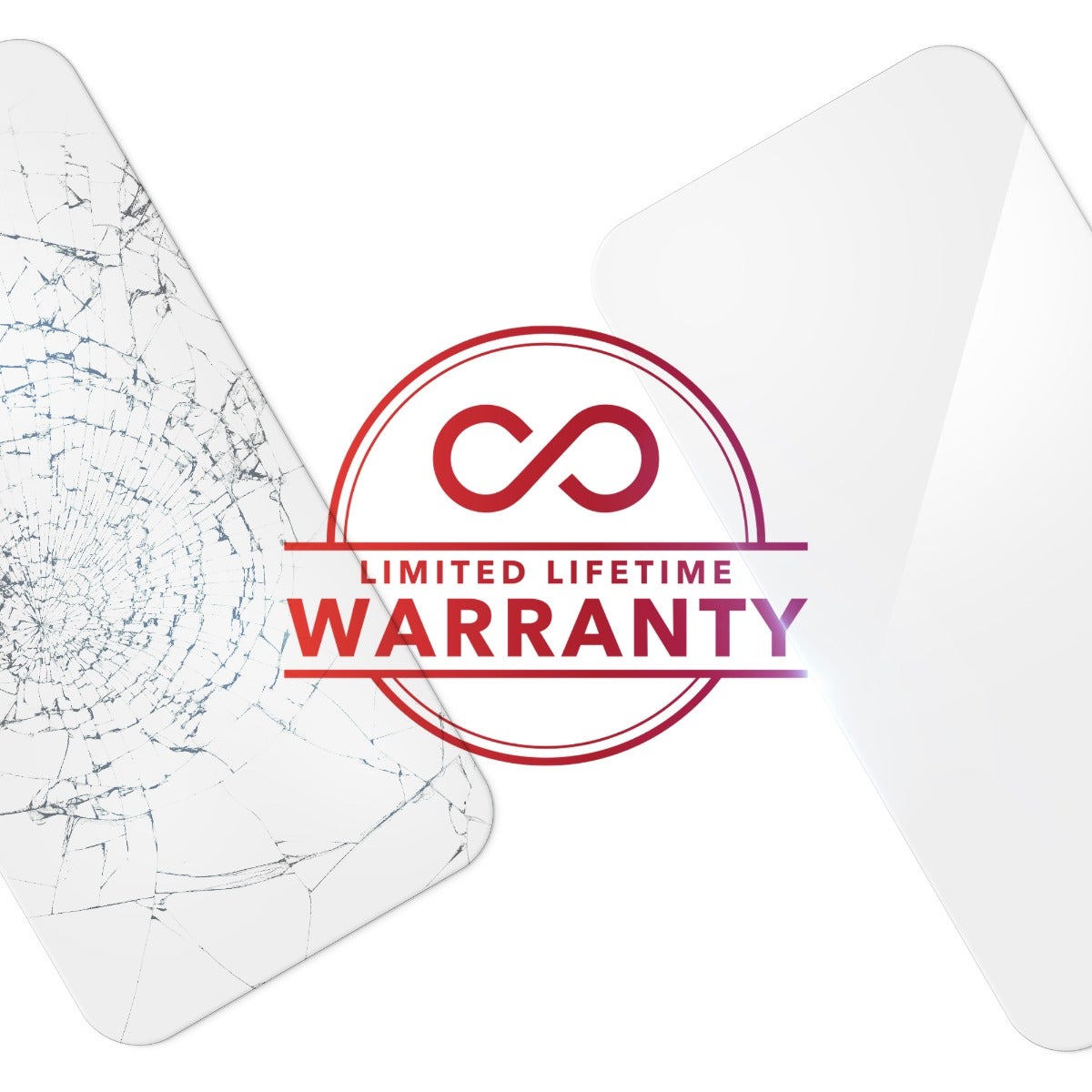Limited Lifetime Warranty 
||If your Fusion screen protector ever gets worn or damaged, we will replace it for as long as you own your device.
