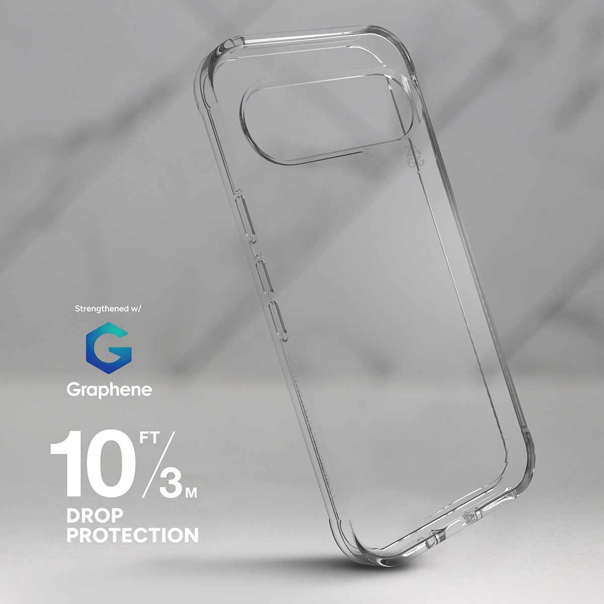 10ft│3m Drop Protection
|| Luxe has been tested and proven to protect your phone from drops up to 10 feet (3 meters) (1).