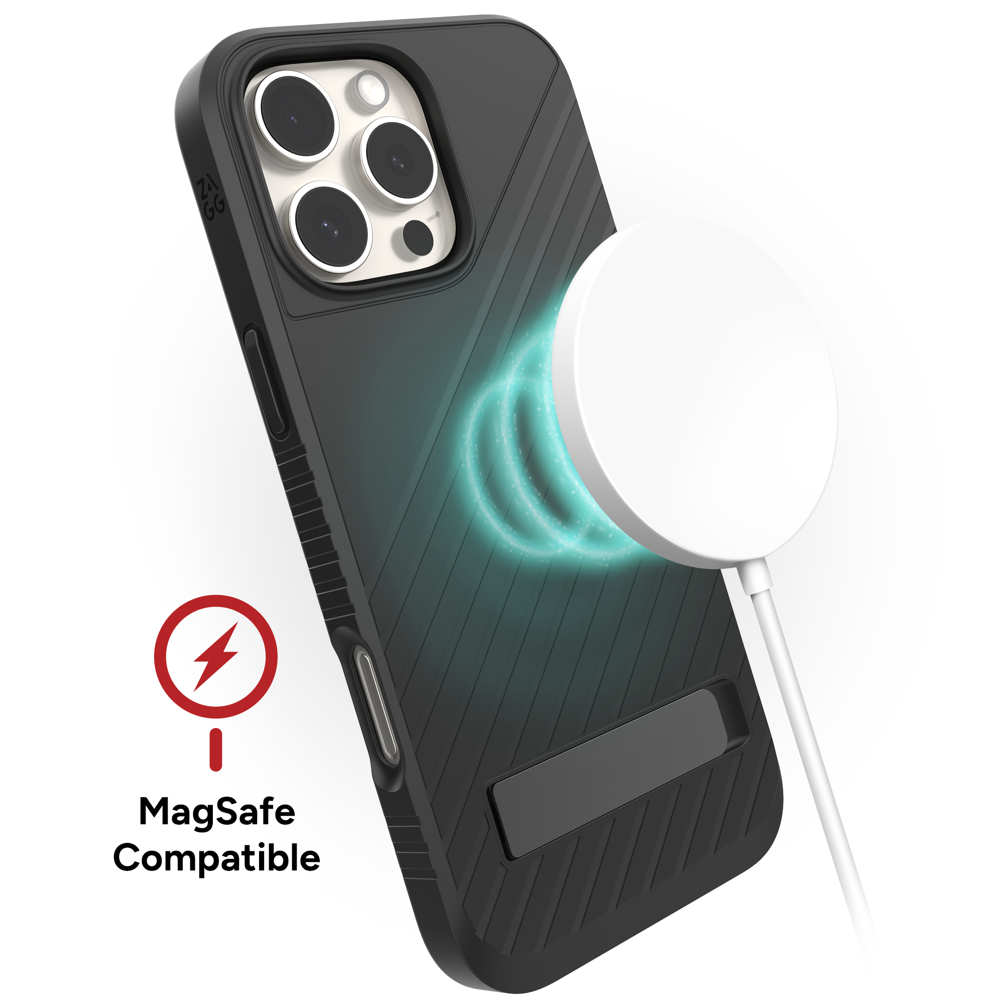 ZAGG Denali Snap Case with Kickstand for Apple iPhone 16 Pro Max