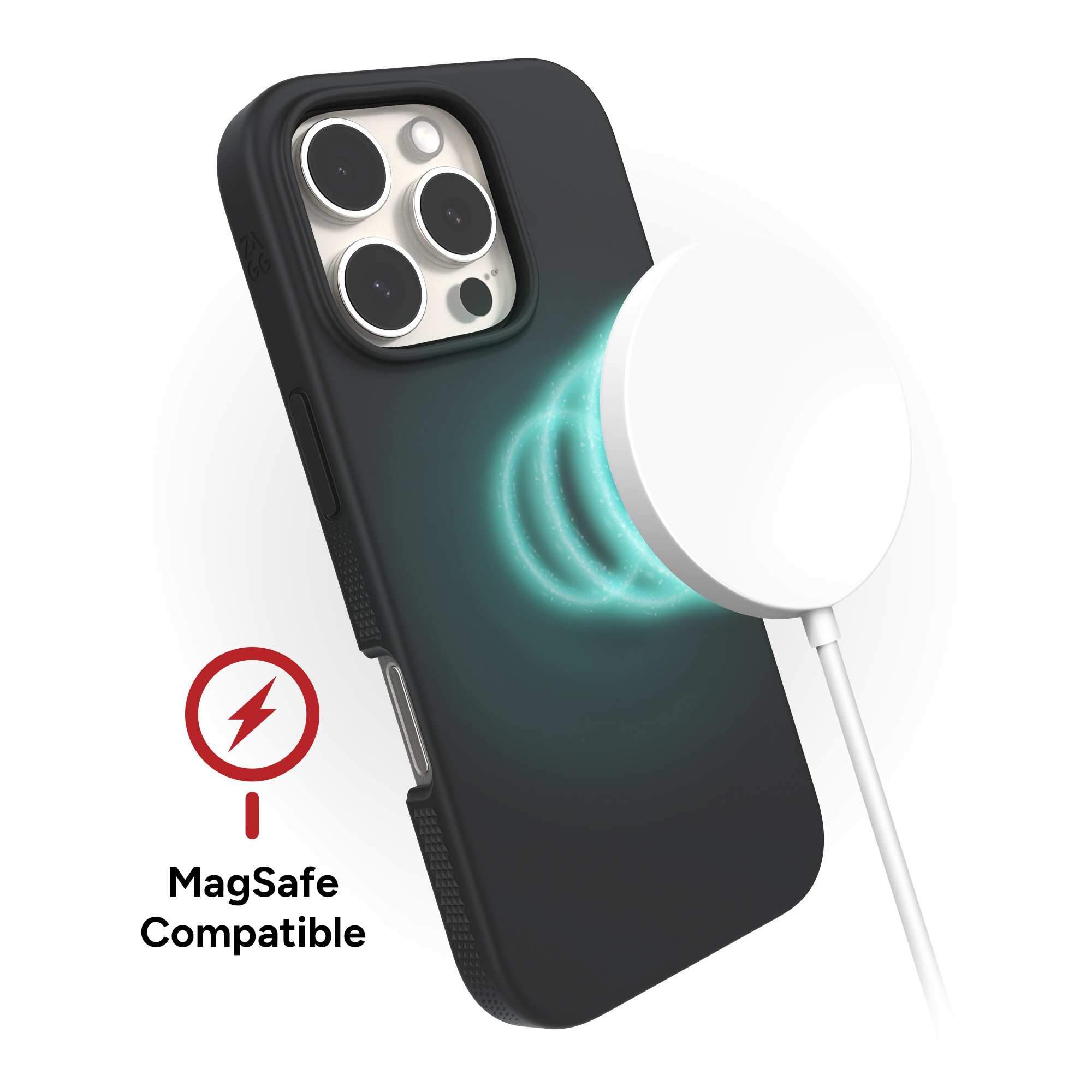 ZAGG Manhattan Snap Case for Apple iPhone 16 Pro (Black)