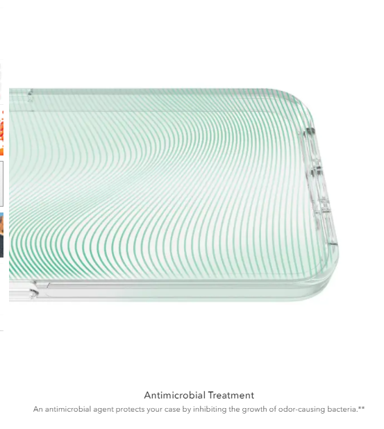 Anti-microbial Treatment Protects Your Screen Protector 
|| Contains antimicrobial treatment that protects the screen protector by inhibiting the growth of odor-causing bacteria