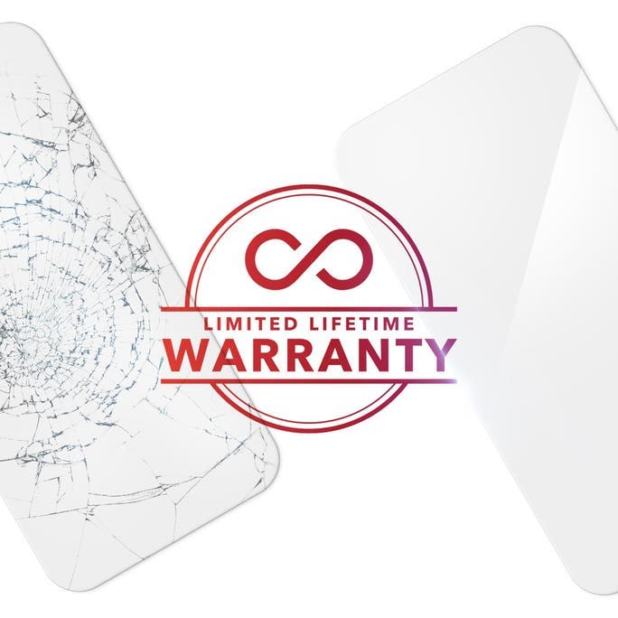 Limited Lifetime Warranty
|| All InvisibleShield screen protectors come with a Limited Lifetime Warranty.
