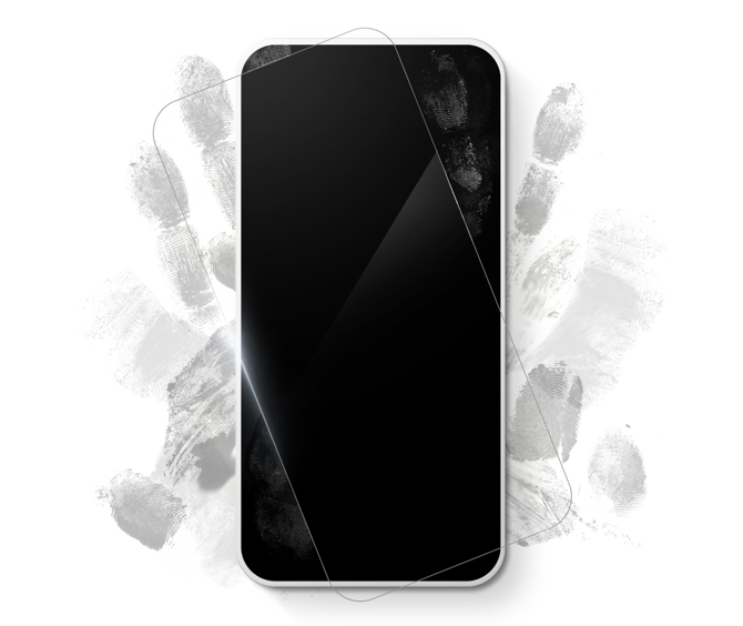 Breakthrough in Anti-Fingerprint Technology
|| ClearPrint™ technology is a unique surface treatment—used exclusively by InvisibleShield— that hides the visibility of fingerprints on your screen protector