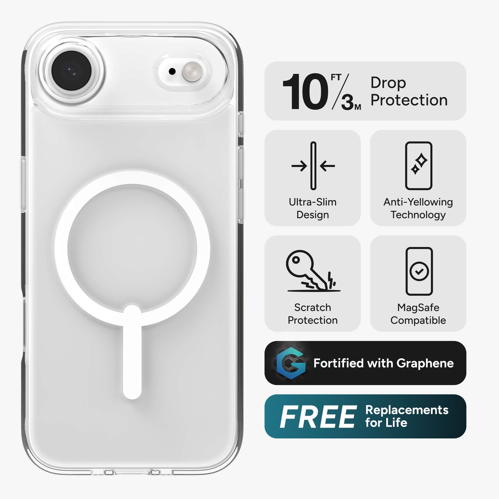 ZAGG Crystal Palace Lite Snap Case for Apple iPhone 17 Air