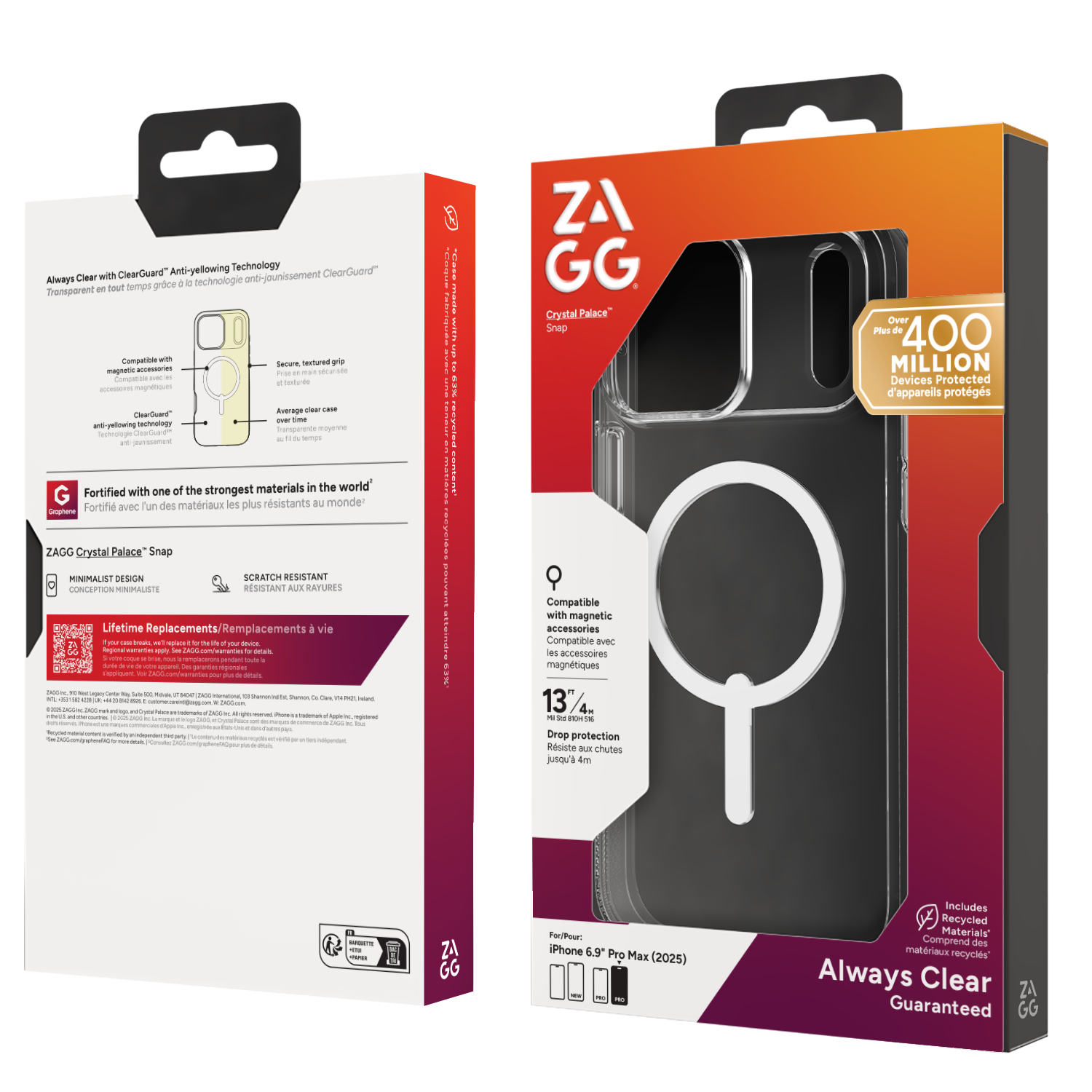 ZAGG Crystal Palace Snap Case for Apple iPhone 17 Pro Max