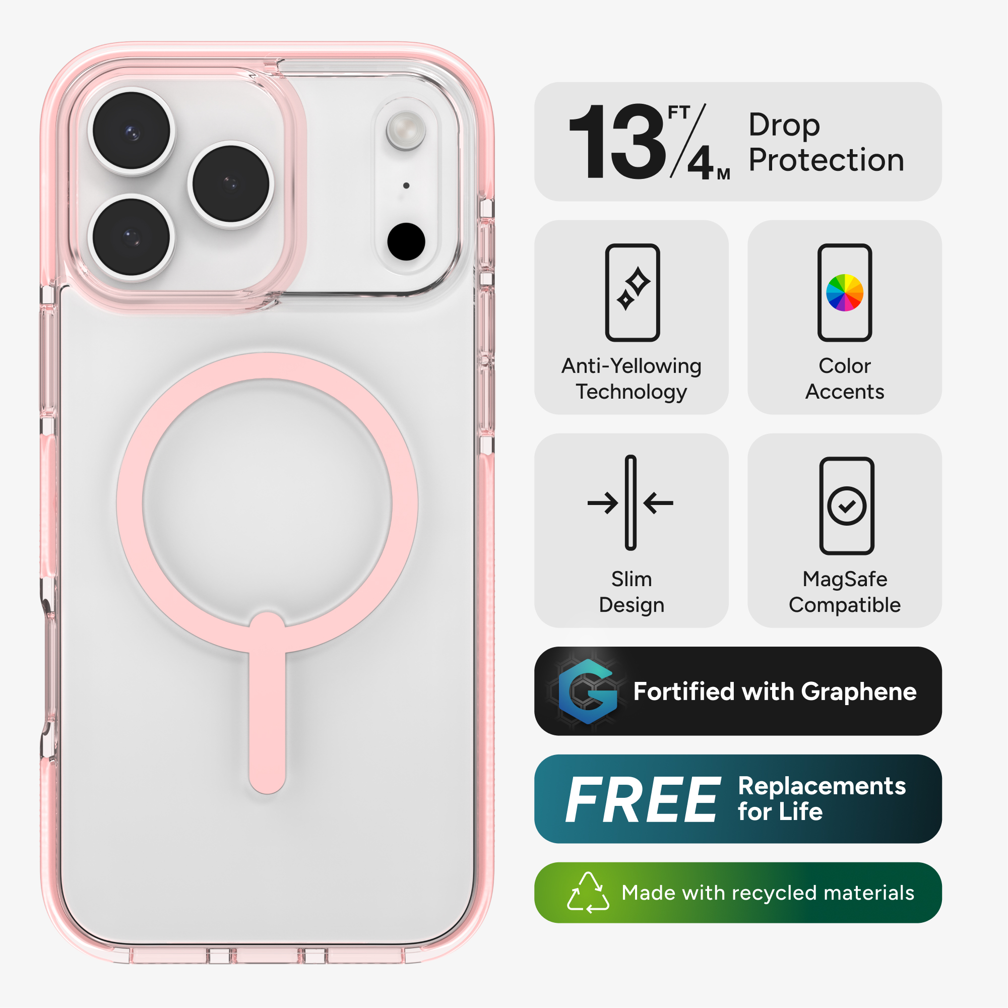 ZAGG Santa Cruz Snap Case for Apple iPhone 17 Pro Max