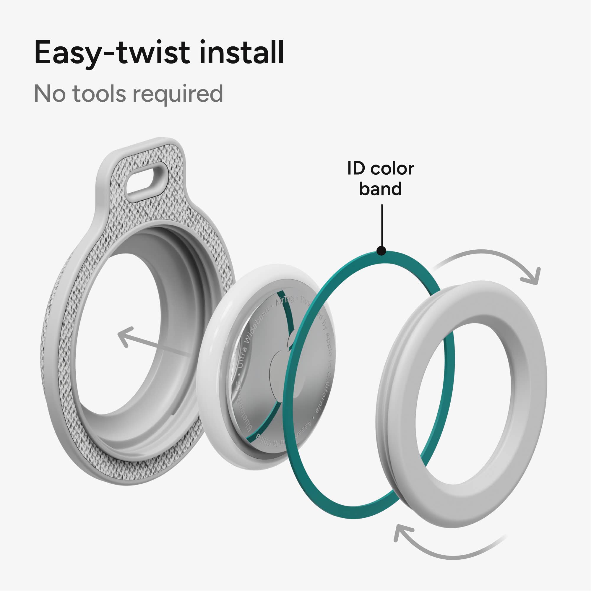 mophie | Knit Loop for AirTag (4 pack)