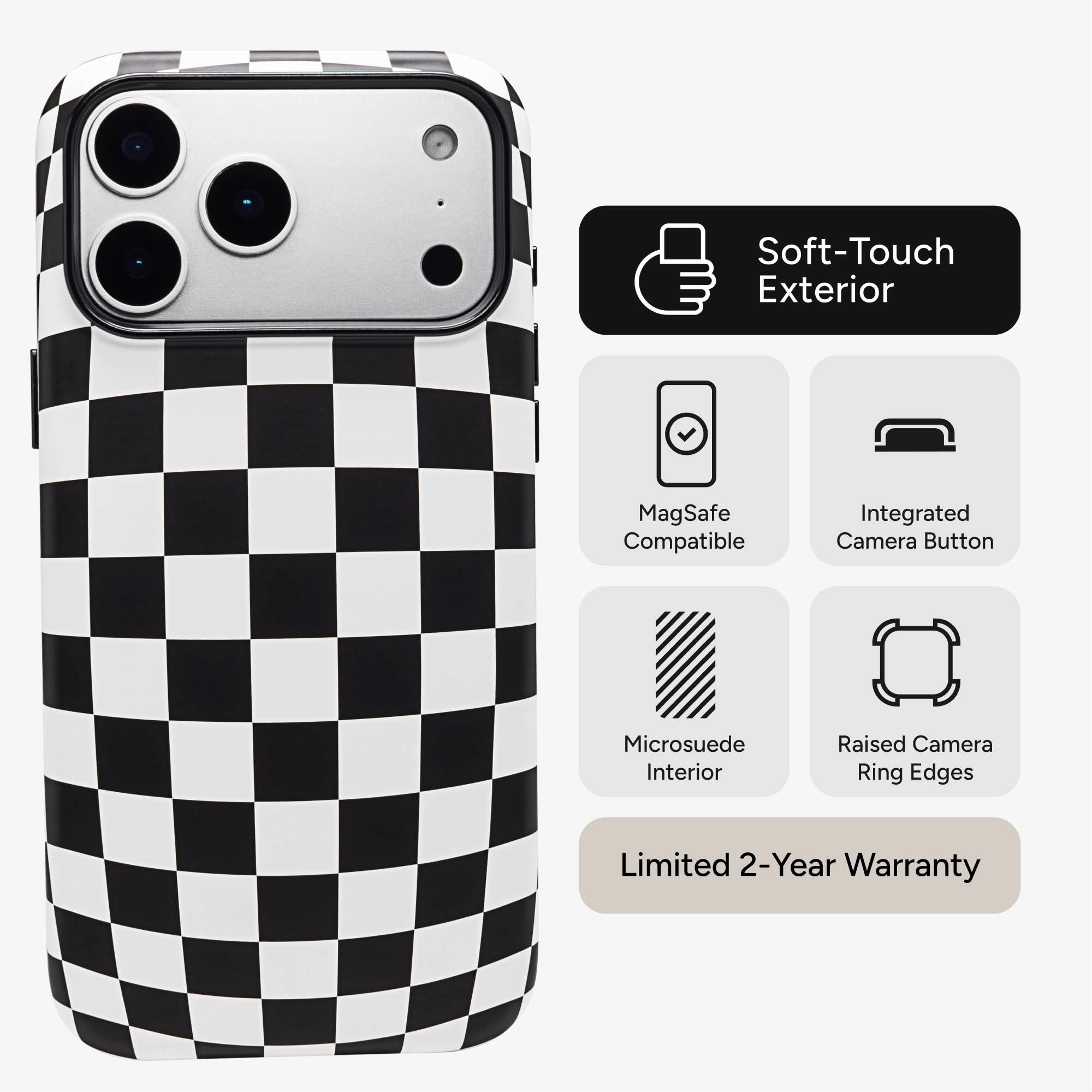 mophie | Soft Check Case for Apple iPhone 17 Pro Max