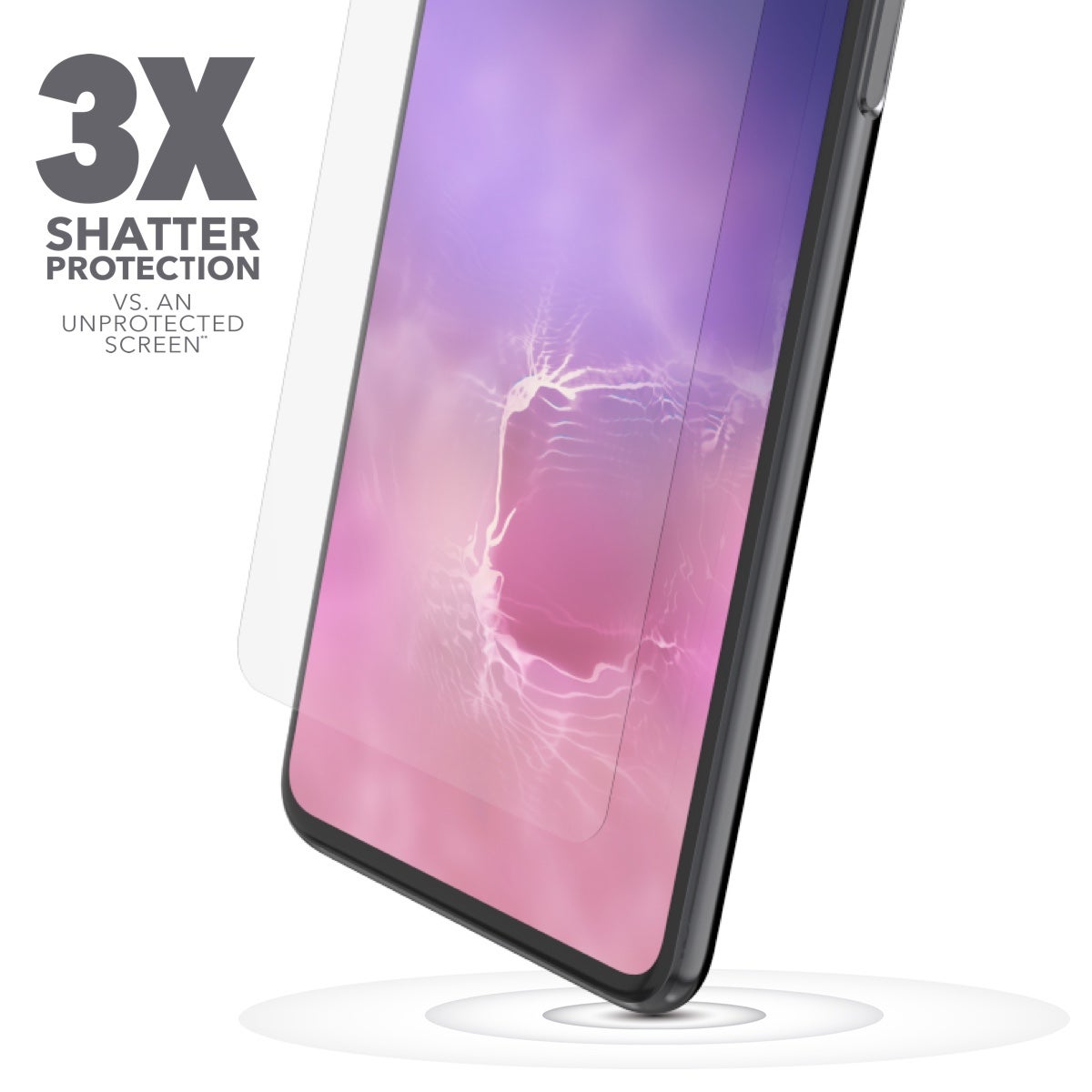 Powerful Impact Protection 
||This powerful tempered glass features 3X the shatter protection of an ordinary screen, and the reinforced edges prevent chips and cracks.