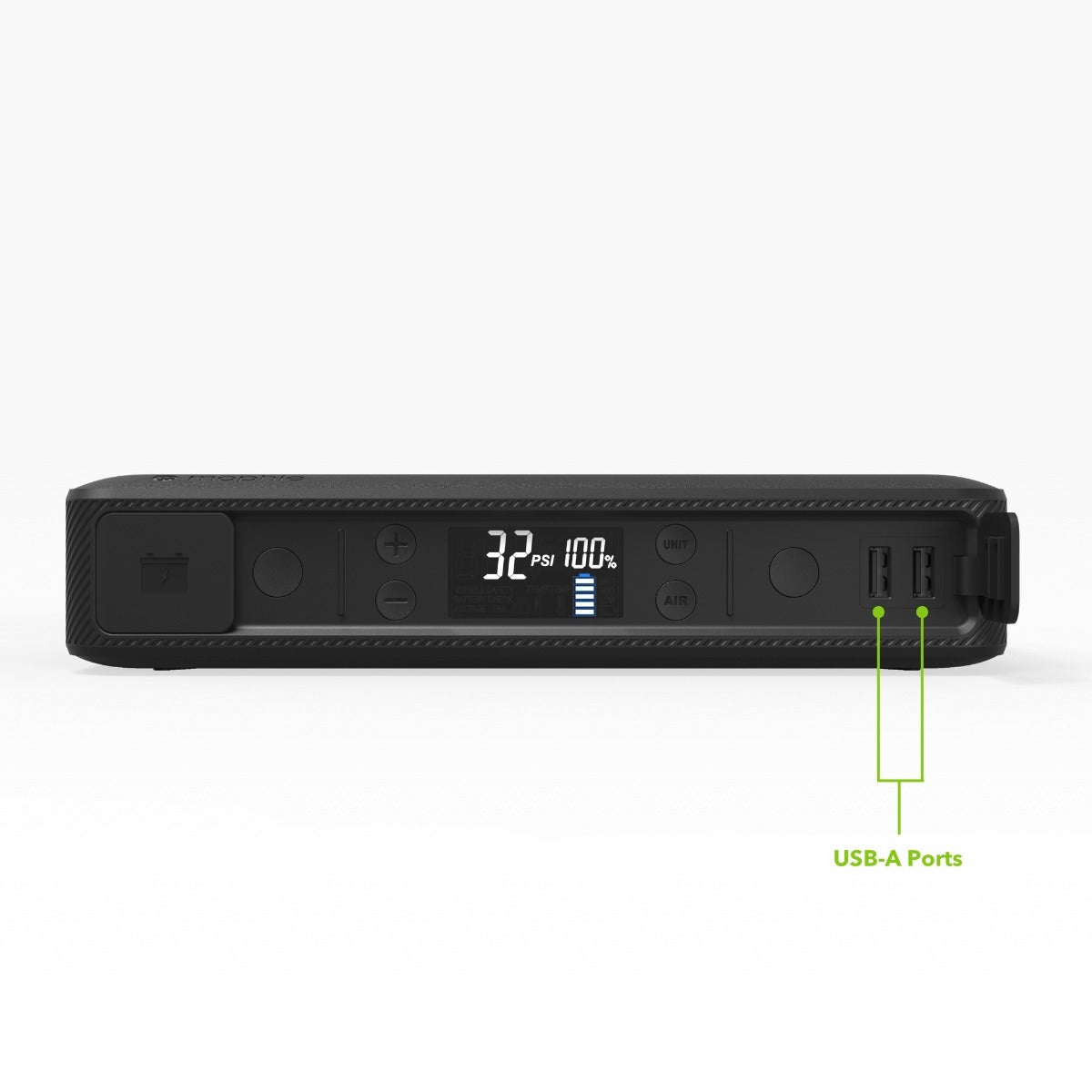 Charge Multiple Devices 
||Use the two USB-A ports to charge your phone and tablet simultaneously.