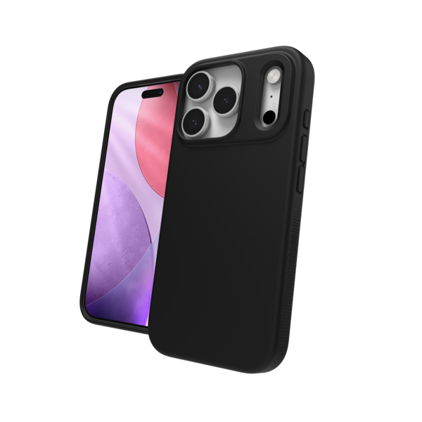 Zagg Noir Manhattan Snap - Coque De Protection Pour Téléphone Portable - Compatibilité Avec Magsafe - Silicone - Pour Apple Iphone 17 Pro - Image 3