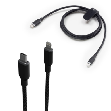 mophie | charge stream™ USB-C to Lightning cable | Black