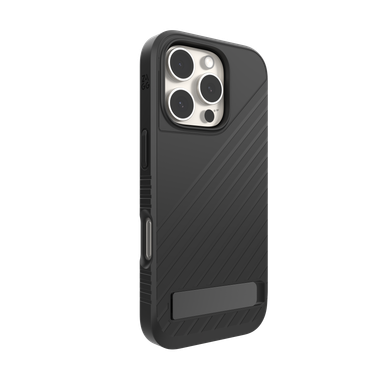 ZAGG Denali Snap Case with Kickstand for Apple iPhone 16 Pro (Black)