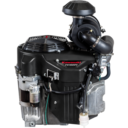 Kawasaki FX1000V 35.0 HP 999cc V‑Twin petrol engine with 1 1/8″ shaft, cast iron liners, HD air filtration, and electric start. Ideal for commercial ride‑on mowers and heavy‑duty machinery.