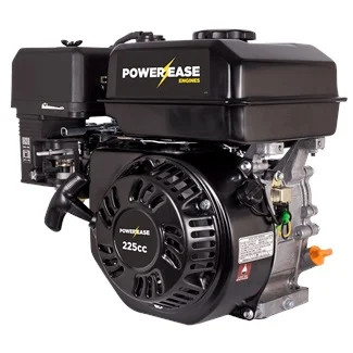 Powerease R225‑RP 7.5 HP 223cc petrol engine with 3/4″ screwed shaft, recoil start, OHV design, and TCI ignition. Ideal for pumps and compact machinery.