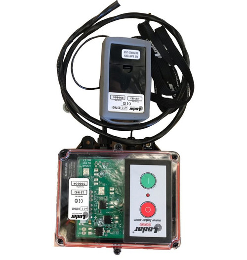 Lodar wireless remote for Honda GX690 and GX630 engines. Enables safe jetter start/stop control from the inspection pit.