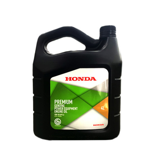 Honda 10W30 engine oil in a 4‑litre container. Suitable for GX‑series and other small petrol engines requiring 10W30 lubrication.