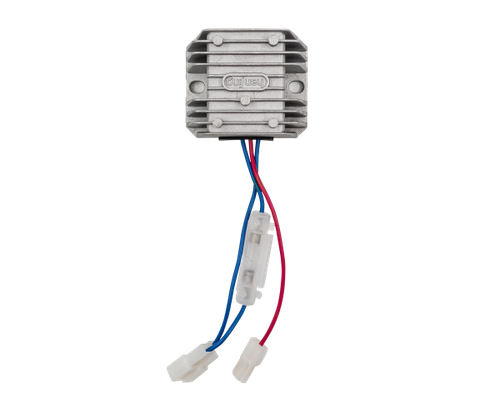 3‑wire, 8 A regulator for Powerease/Hailin 170F diesel engines. Reliable replacement ensuring stable charging voltage.