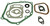 8‑piece gasket set to suit Honda GX160 engines. OEM‑equivalent replacement for 06111‑ZH8‑405 and 061A1‑ZF1‑000. Ideal for rebuilds and servicing.