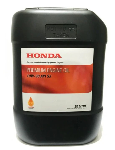 20‑litre drum of Honda 10W30 engine oil. High‑quality multi‑grade lubricant for Honda GX‑series and general‑purpose engines.