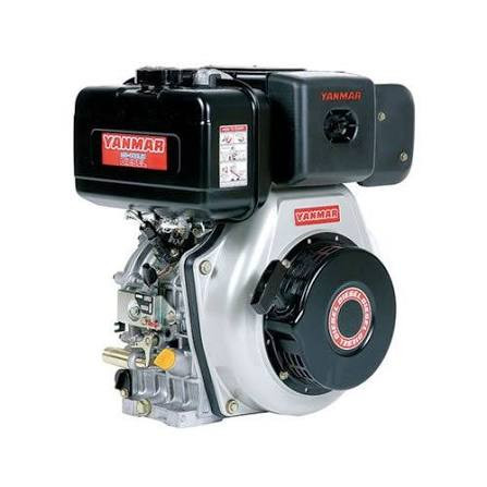 Yanmar 7 HP diesel engine with electric start, stop solenoid, and 1″ keyed shaft. Industrial‑grade reliability for generators, pumps, and machinery.